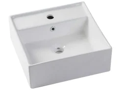 Wastafelmeubel Met Opzetwastafel - Eikenfineer - 80 Cm - Cosmoti-Vente-unique Online