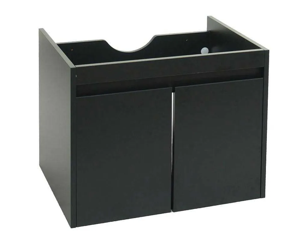 Wastafelonderbouw Mcw-L86, Zwart-Vente-unique Sale