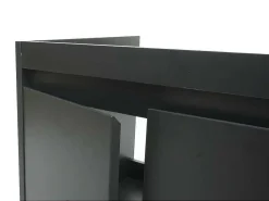 Wastafelonderbouw Mcw-L86, Zwart-Vente-unique Sale