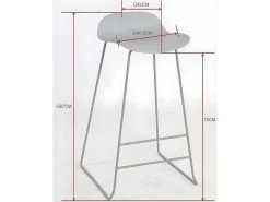 Wave Barstoel Kuipstoel Wit.-Venture Home Hot