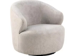West Fauteuil Draaifunctie, Terugkeer Beige.-Vente-unique Outlet