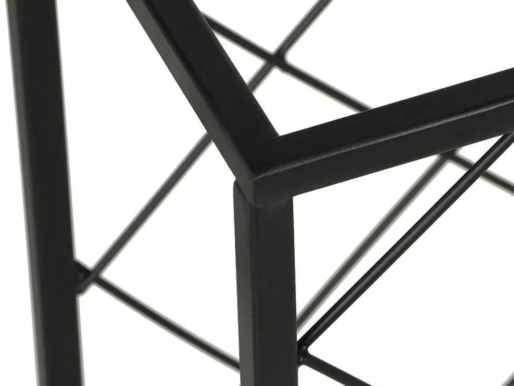 Wijnfleshouder Voor 32 Flessen - L55 X H71 Cm - Metaal - Zwart - Bolinar-OZAIA Outlet