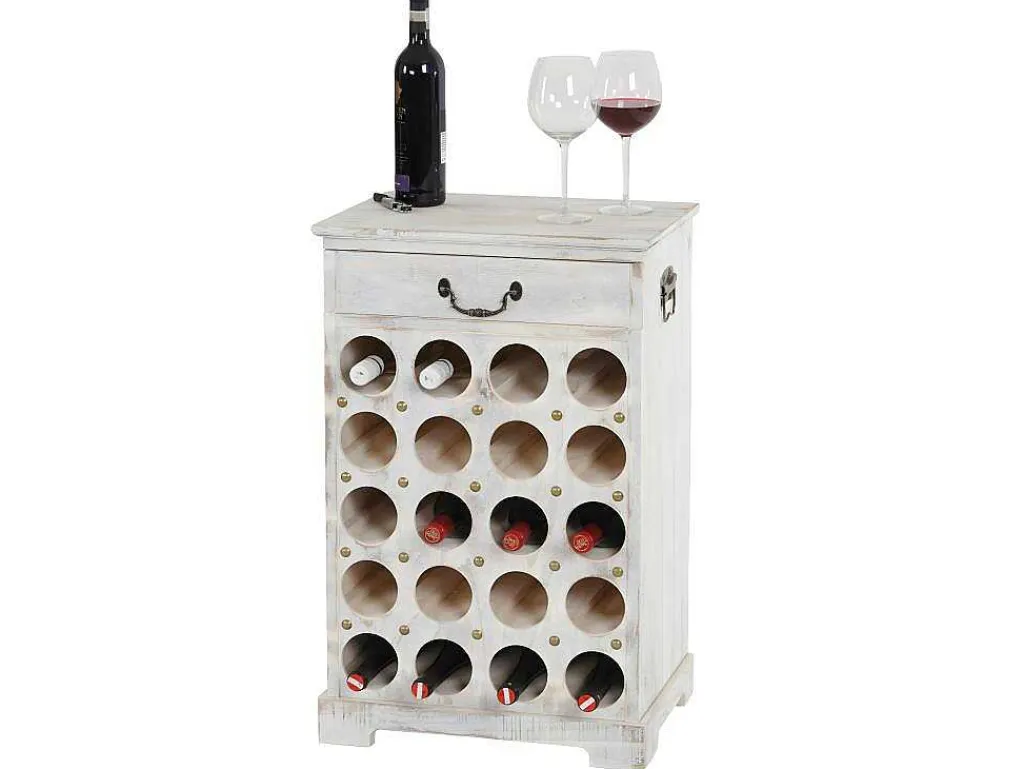 Wijnrek Torre H324, Wit-Vente-unique Hot