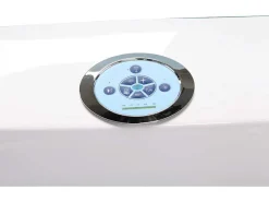 Wit Bubbelbad 180 X 96 Cm Met Frontglas 9 Jets Jasmine-ELITESHOPPING