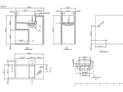 Witte Hangende Wastafel Van Solid Surface Met Nis - Kraan Links - 40 Cm - Pumori-Shower & Design Sale