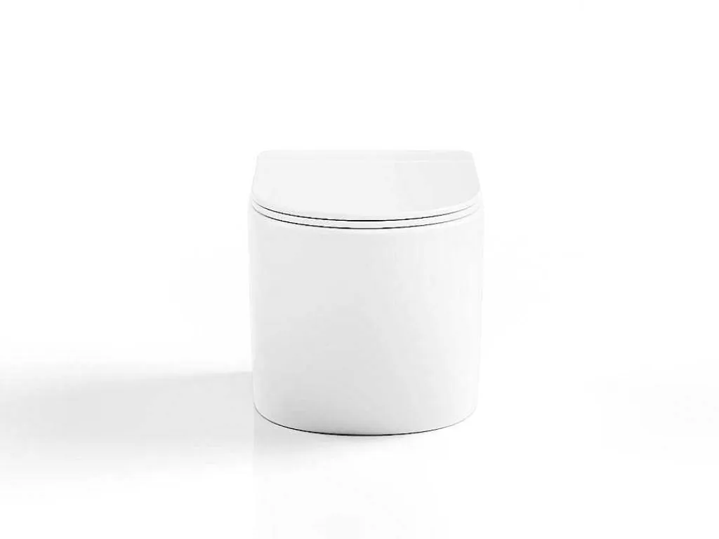 Witte Hang-Wc Van Keramiek Zonder Rand - Javoine-Vente-unique
