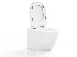 Witte Hang-Wc Van Keramiek Zonder Rand - Javoine-Vente-unique