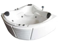 Witte Hottub 150 X 150 Cm Voor 2 Personen 6 Jets Anemoon-ELITESHOPPING