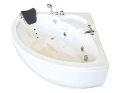 Witte Hottub 135 X 135 Cm Voor 2 Personen 9 Jets Briony-ELITESHOPPING Outlet