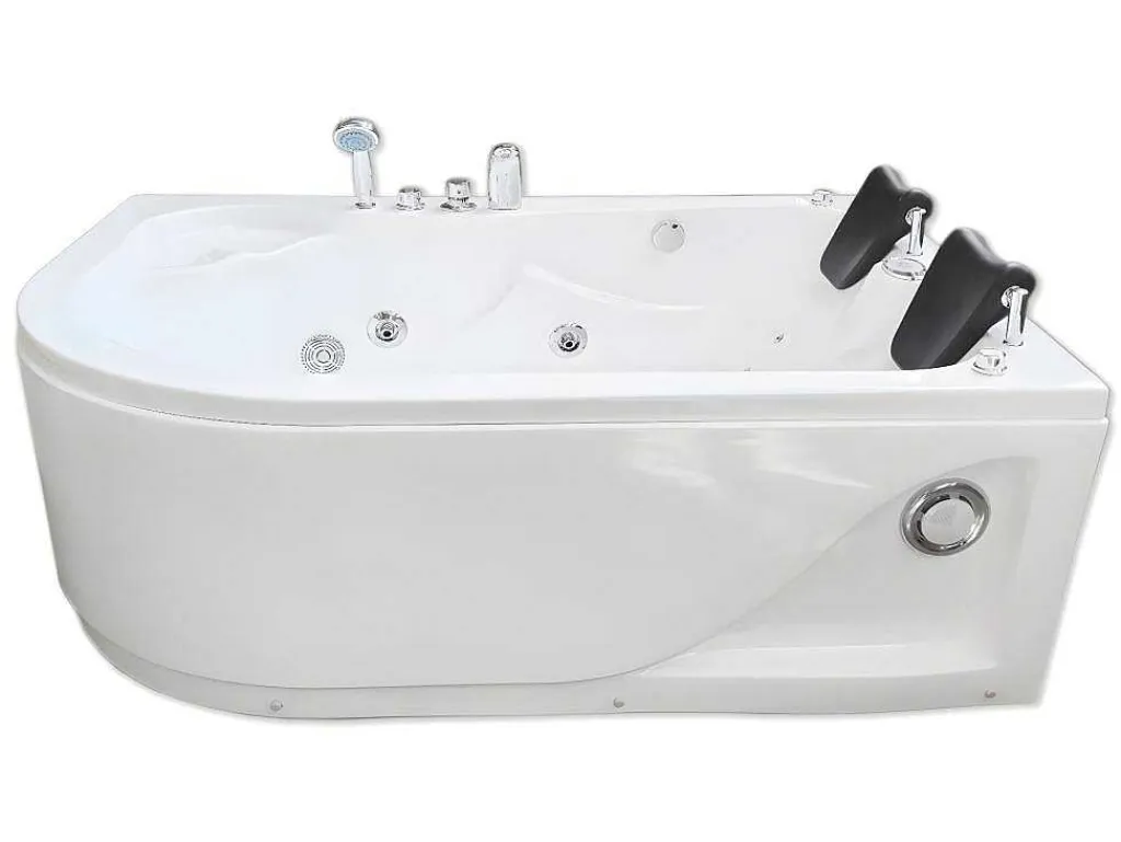Witte Hottub 170 X 115 Cm Voor 2 Personen 15 Jets Dahlia-ELITESHOPPING Sale