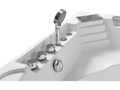 Witte Hottub Voor 1 Persoon 135 X 135 Cm 6 Jets Sage-ELITESHOPPING