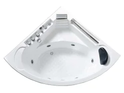 Witte Hottub Voor 1 Persoon 135 X 135 Cm 6 Jets Sage-ELITESHOPPING