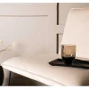 X-Lounge Fauteuil Velours Offwhite.-Vente-unique Best