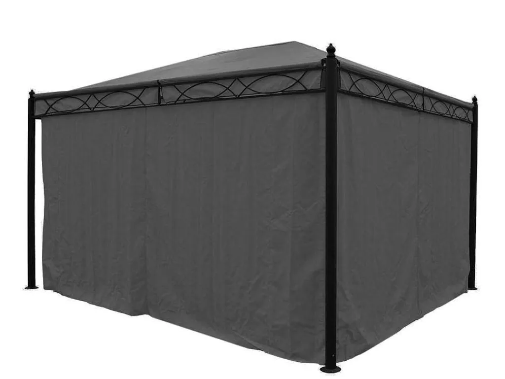 Zijwand Pergola Calpe Ii (Set Van 4), Grijs-Vente-unique Online