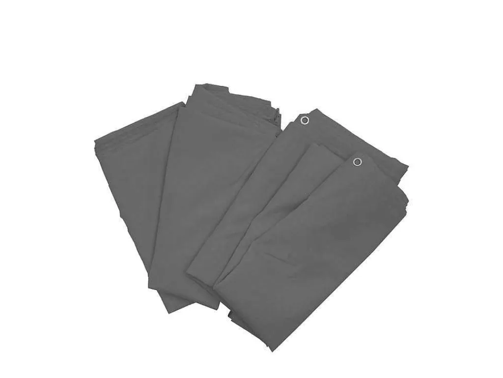 Zijwand Voor Pergola Calpe Iii, Grijs-Vente-unique Clearance
