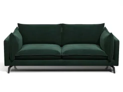 Zitbank 3+2 Plaatsen Kestrel Van Velours - Groen-Vente-unique Discount