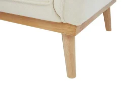 Zitbank Met 3 Plaatsen En Bekleding In Beige Textuurstof Fanira-Vente-unique Outlet