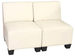 2-Zits Moncalieri, Creme, Zonder Armleuningen-Vente-unique New