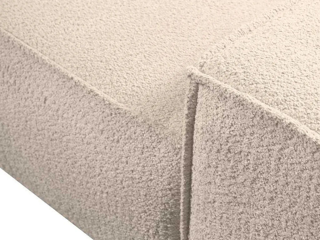 3-Zits Slaapbank Van Teddy Stof - Beige - Amelia Van Pascal Morabito-Vente-unique Outlet
