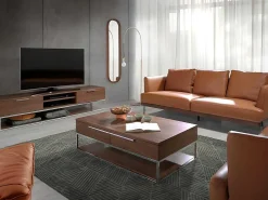 3-Zitsbank Bekleed In Bruin Leer 6171-Angel Cerda Best