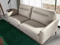 2-Zitsbank In Taupe Rundleer 6137-Angel Cerda Best