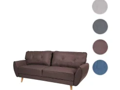 3-Zitsbank Mcw-J19, Stof/Textiel Bruin-Vente-unique Sale
