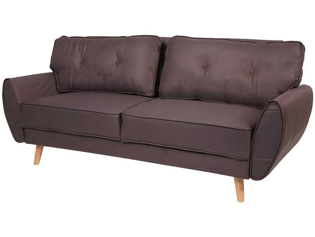 3-Zitsbank Mcw-J19, Stof/Textiel Bruin-Vente-unique Sale