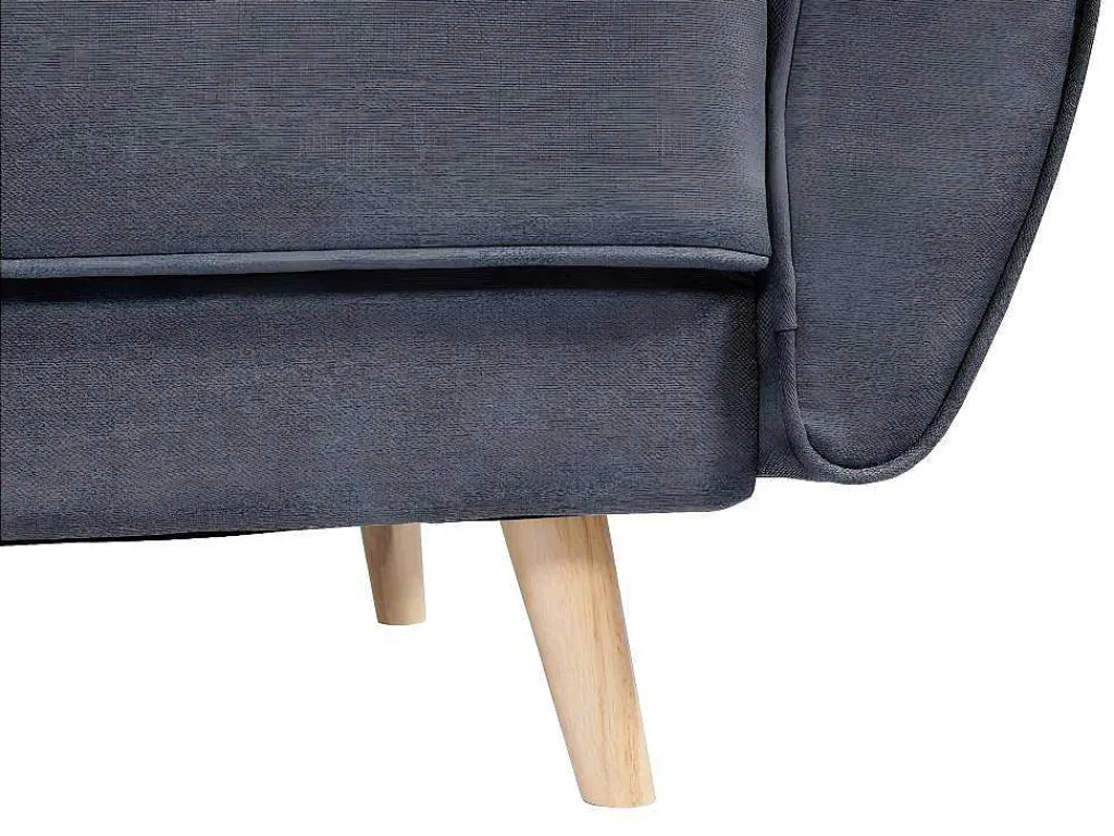 3-Zitsbank Mcw-J19, Stof/Textiel Antraciet-Vente-unique Discount