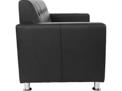 2-Zitsbank Pori, Zwart-Vente-unique Outlet