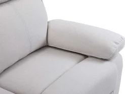 3-Zits-Relaxbank Van Beige Stof Lana-Vente-unique Sale