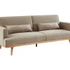 3-Zitsslaapbank Van Stof Esme - Beige-Vente-unique Online