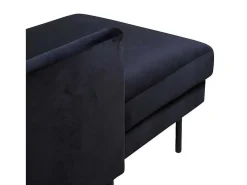 Zoom Bank Ubank Velours Zwart.-Vente-unique New