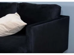 Zoom Bank Ubank Velours Zwart.-Vente-unique New