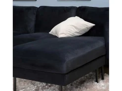 Zoom Bank Ubank Velours Zwart.-Vente-unique New
