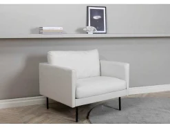 Zoom Fauteuil Lichtbeige.-Vente-unique Best