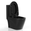 Zwarte Matte Wc Om Te Plaatsen Van Keramiek - Nagilam-Vente-unique Clearance