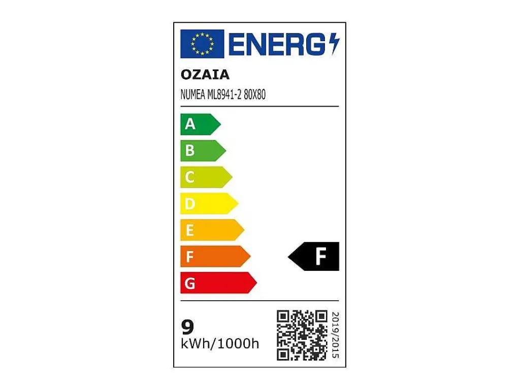 Zwarte Ronde Lichtgevende Badkamerspiegel Met Leds - D. 80 Cm - Numea-OZAIA