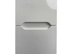 Zwevend Wastafelmeubel Met Dubbel Inbouwbekken En Kast - Wit - 120 Cm - Selita-Vente-unique Discount
