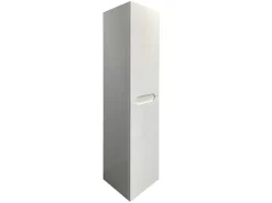 Zwevend Wastafelmeubel Met Dubbel Inbouwbekken En Kast - Wit - 120 Cm - Selita-Vente-unique Discount